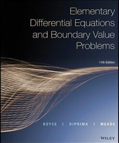 Elementary Differential Equations And Boundary Value Problems 11Th Edition