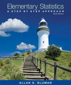 Elementary Statistics A Step Step Approach 9th Edition