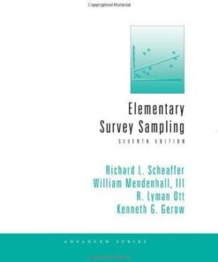 Elementary Survey Sampling 7Th Edition