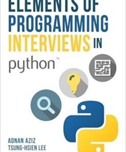 Elements Of Programming Interviews In Python The Insiders Guide
