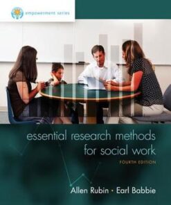 Essential Research Methods For Social Work 4Th Edition