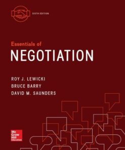 Essentials Of Negotiation 2Nd Edition