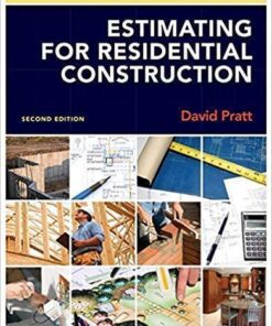 Estimating For Residential Construction 2Nd Edition