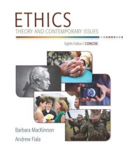 Ethics Theory And Contemporary Issues Concise 8Th Edition