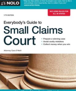 Everybodys Guide To Small Claims Court 17Th Edition