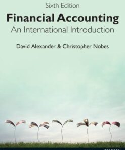 Financial Accounting An International Introduction 6Th Edition