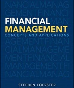 Financial Management Concepts And Applications