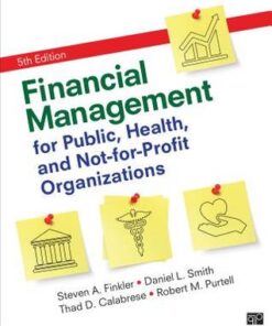 Financial Management For Public Health And Not For Profit Organizations 5Th Edition