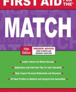 First Aid For The Match 5Th Edition