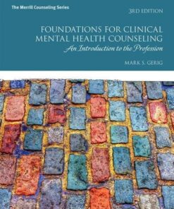 Foundations For Clinical Mental Health Counseling An Introduction To The Profession 3Rd Edition