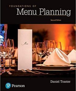 Foundations Of Menu Planning 2Nd Edition