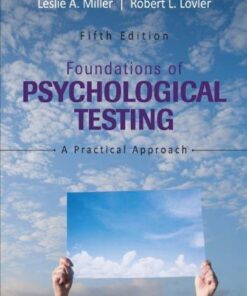 Foundations Of Psychological Testing A Practical Approach 5Th Edition