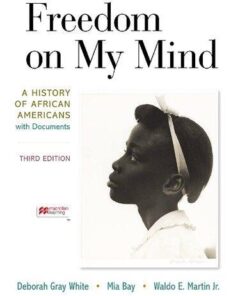 Freedom On My Mind A History Of African Americans With Documents 3Rd Edition