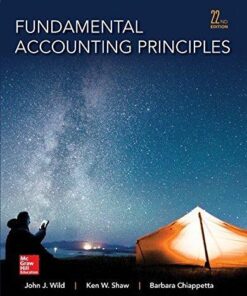 Fundamental Accounting Principles 22Nd Edition