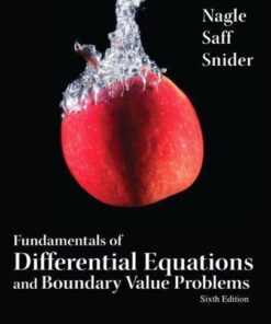 Fundamentals Of Differential Equations And Boundary Value Problems 6Th Edition