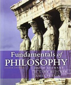 Fundamentals Of Philosophy 8Th Edition