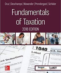 Fundamentals Of Taxation 2018 11Th Edition