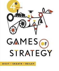 Games Of Strategy 4Th Edition