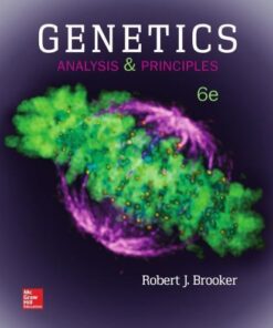 Genetics Analysis And Principles 6Th Edition