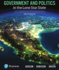 Government And Politics In The Lone Star State 10Th Edition
