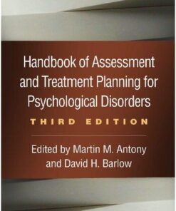 Handbook Of Assessment And Treatment Planning For Psychological Disorders 3Rd Edition