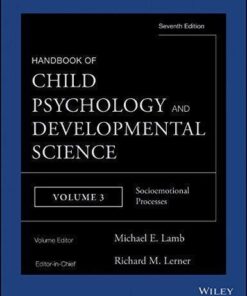 Handbook Of Child Psychology And Developmental Science Vol 3 Socioemotional Processes