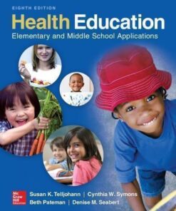 Health Education Elementary And Middle School Applications 8Th Edition