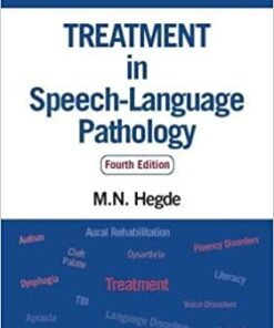 Hegdes Pocketguide To Treatment In Speech Language Pathology 4Th Edition