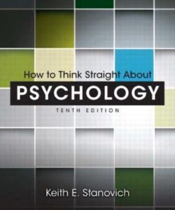 How To Think Straight About Psychology 10Th Edition