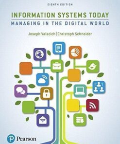 Information Systems Today Managing The Digital World 8Th Edition
