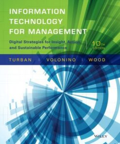 Information Technology For Management Digital Strategies For Insight Action And Sustainable Performance 10Th Edition