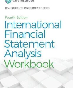 International Financial Statement Analysis Workbook 4Th Edition