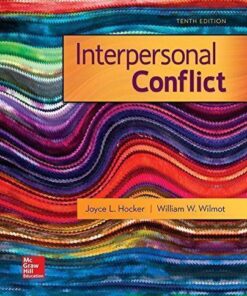 Interpersonal Conflict 10Th Edition