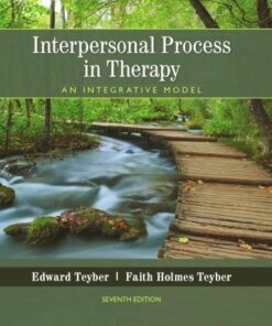 Interpersonal Process In Therapy An Integrative Model 7Th Edition
