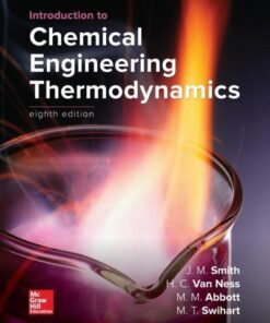 Introduction To Chemical Engineering Thermodynamics 8Th Edition