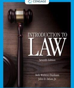 Introduction To Law 7Th Edition