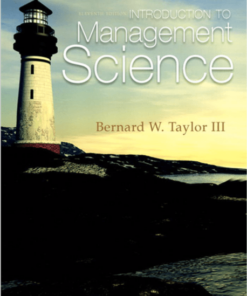 Introduction To Management Science 5Th Edition