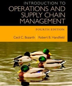 Introduction To Operations And Supply Chain Management 4Th Edition