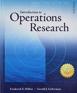 Introduction To Operations Research 10Th Edition