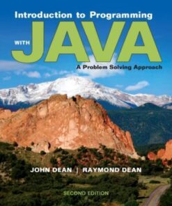 Introduction To Programming With Java A Problem Solving Approach 2Nd Edition