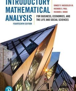 Introductory Mathematical Analysis For Business Economics And The Life And Social Sciences