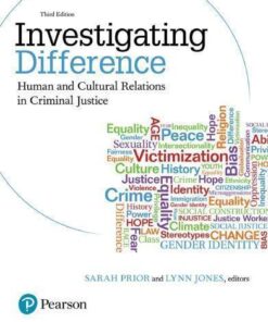 Investigating Difference Human And Cultural Relations In Criminal Justice 3Rd Edition