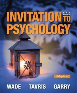 Invitation To Psychology 6Th Edition