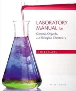 Laboratory Manual For General Organic And Biological Chemistry 3Rd Edition