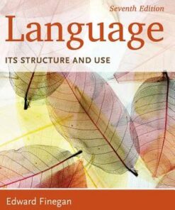 Language Its Structure And Use 7Th Edition