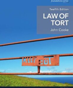 Law Of Tort 12Th Edition