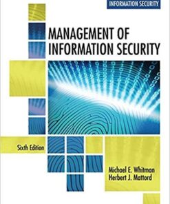 Management Of Information Security 6Th Edition