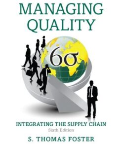 Managing Quality Integrating The Supply Chain 6Th Edition