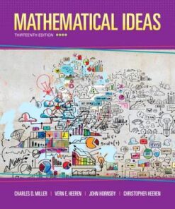 Mathematical Ideas 13Th Edition