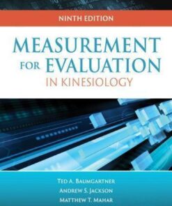 Measurement For Evaluation In Kinesiology 9Th Edition
